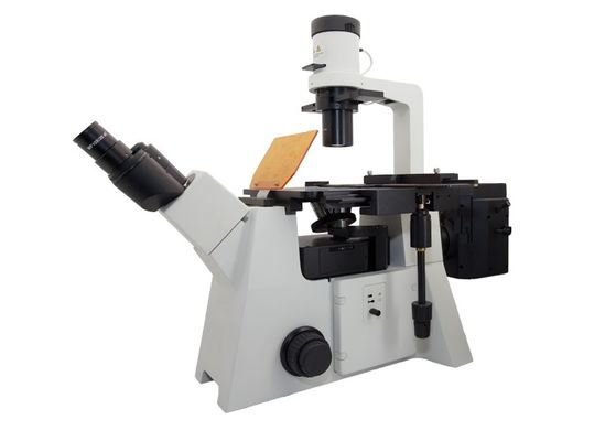 Kính hiển vi huỳnh quang ngược ba mắt với CCD CAMERA